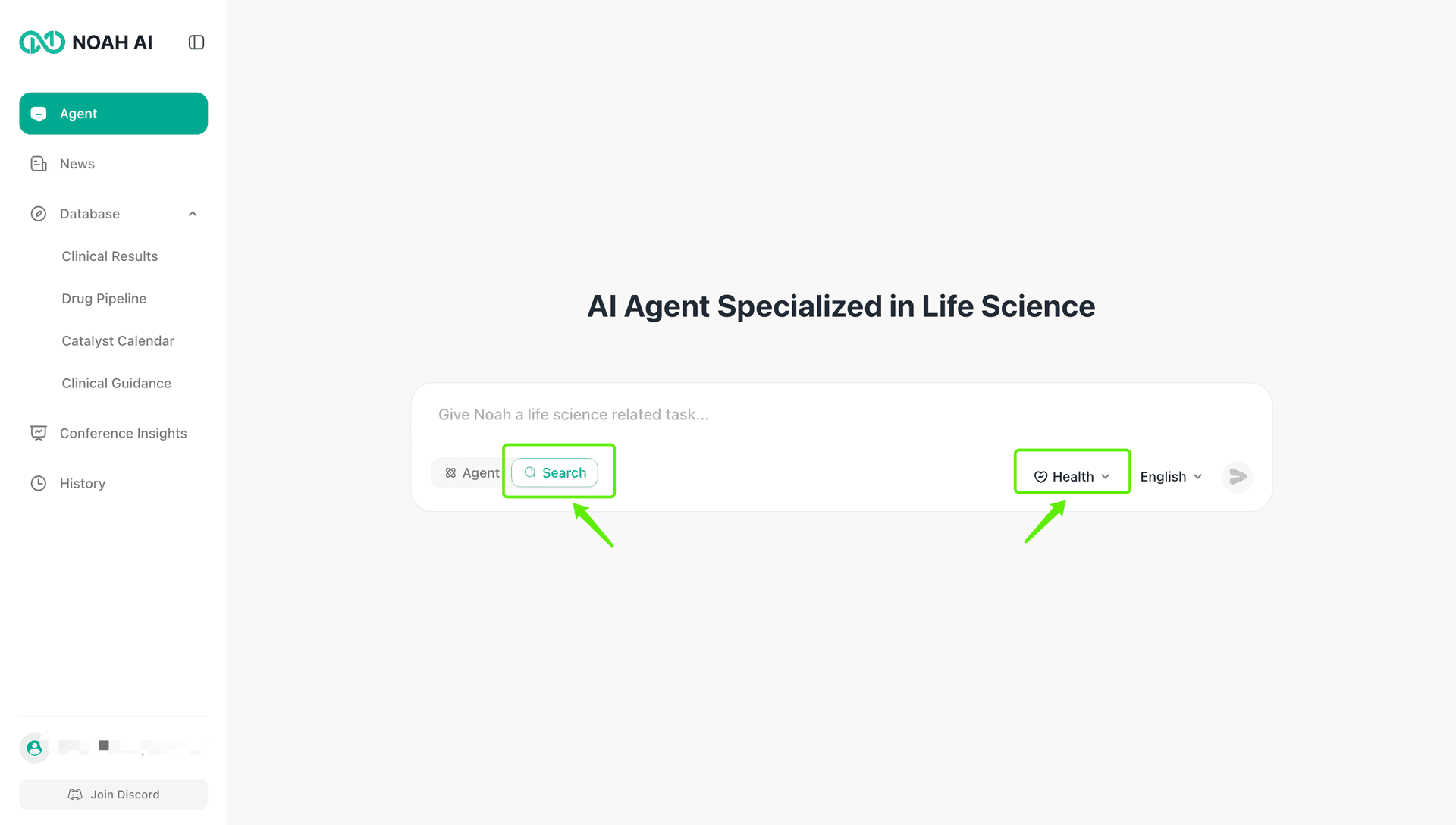 Noah AI health search